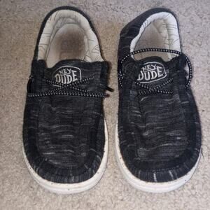 Toddler Hey Dude Slip Ons Wally Black 11
